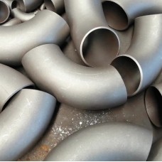 Отвод крутоизогнутый нержавеющий бесшовный приварной AISI 316Ti 45° 13x1,5 мм DIN 11852